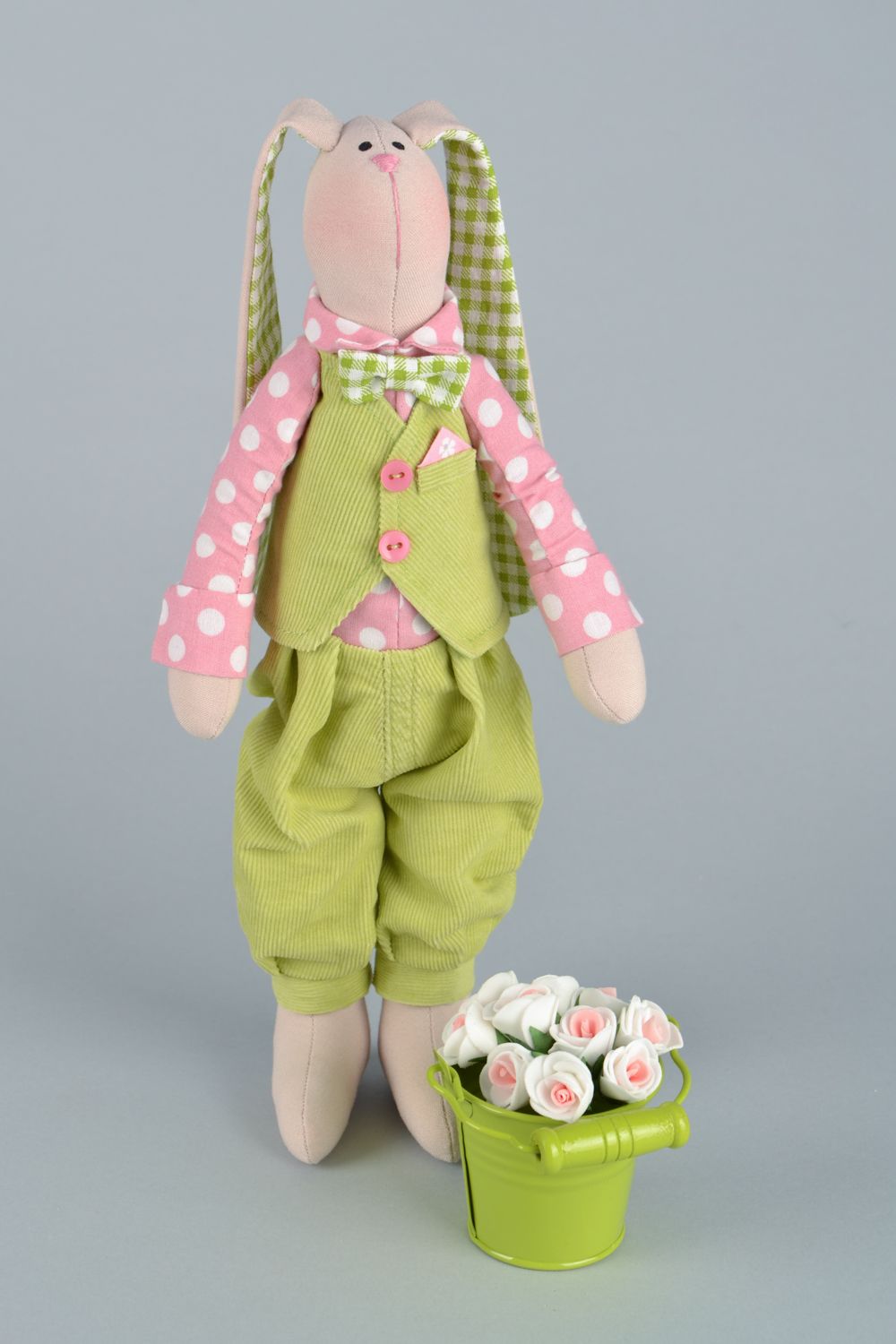 Textil Kuscheltier Hase handmade  foto 1