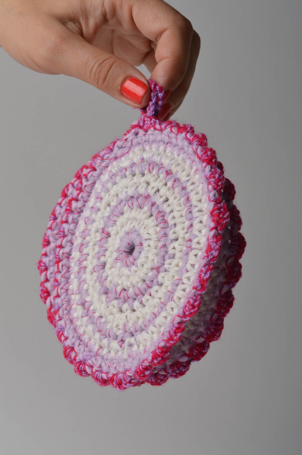 Beautiful handmade crochet potholder home design kitchen textiles gift ideas photo 2