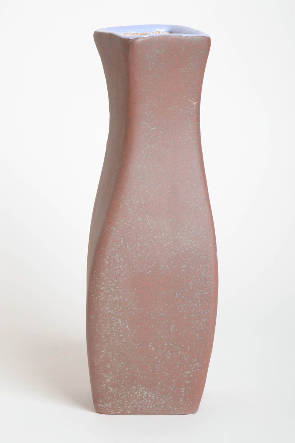 Jarrón decorativo hecho a mano de barro florero de cerámica regalo para mujer foto 4