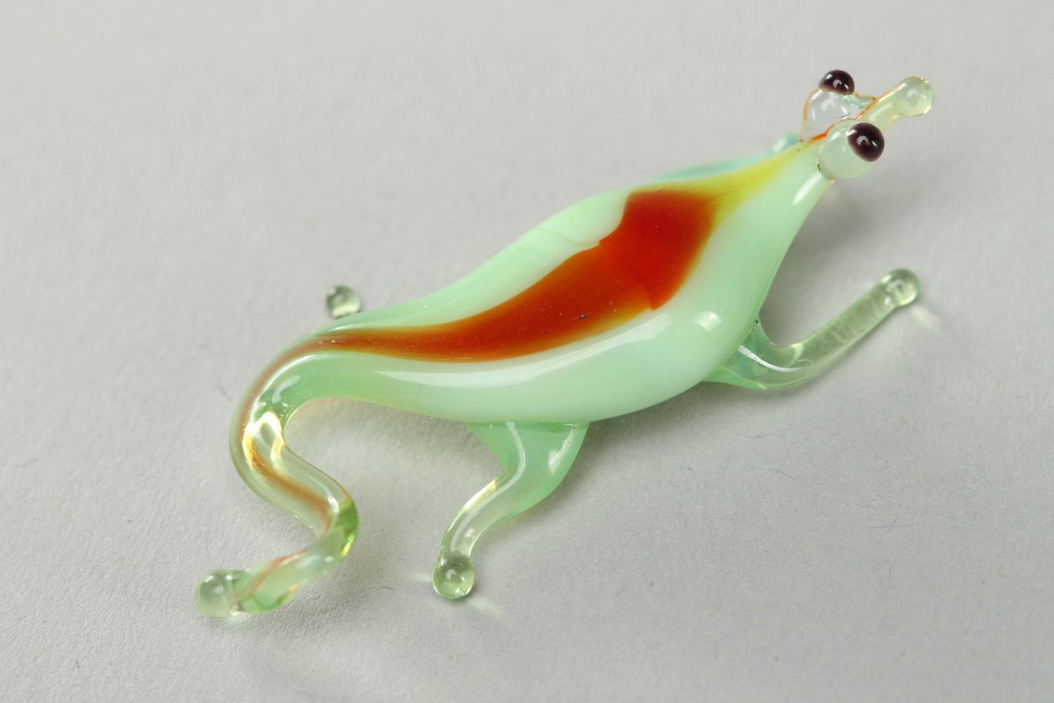 Glass lampwork statuette Lizard photo 1