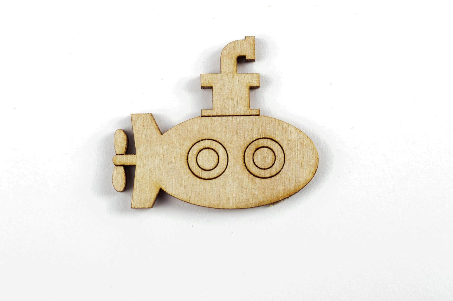 Miniatur bemalen handmade Holz Figur U Boot originelles Geschenk für Kinder foto 1