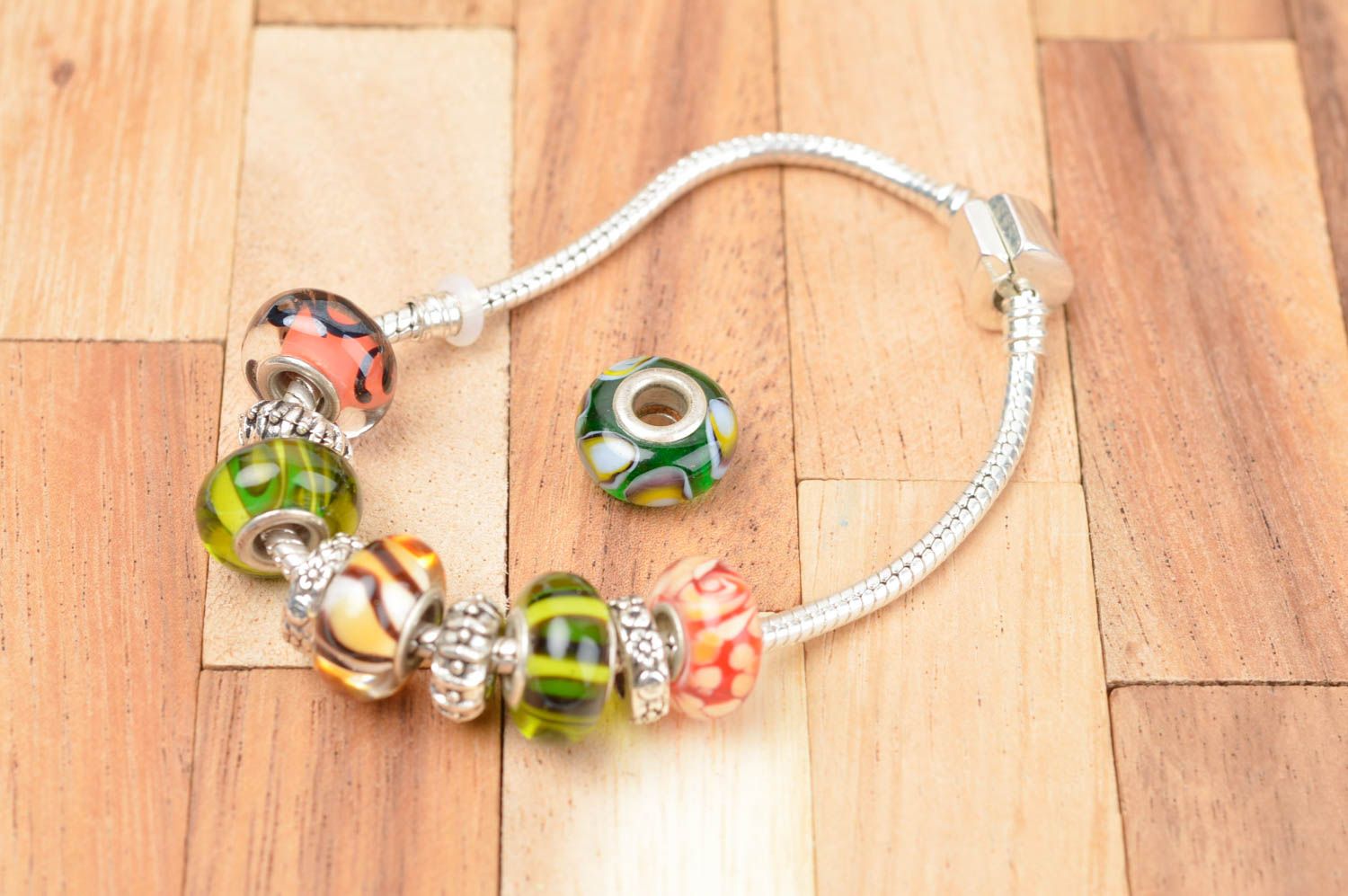 Handmade glass bead lampwork ideas jewelry making supplies art materials photo 4