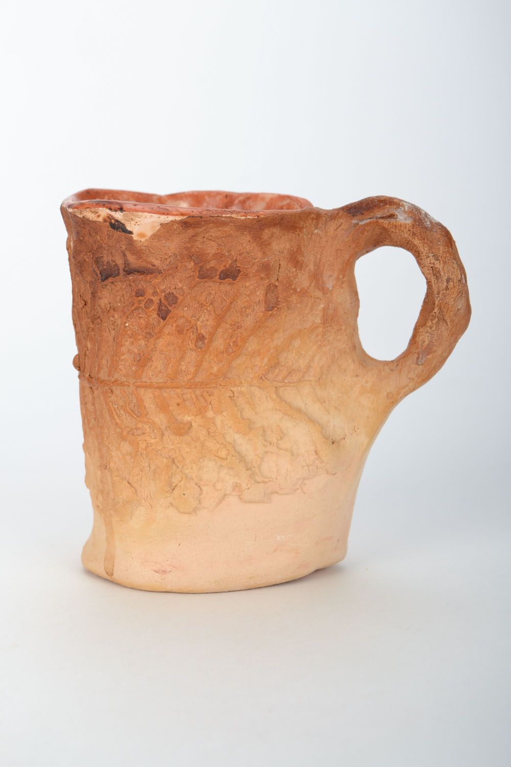 Глиняная чашка Листок фото 4