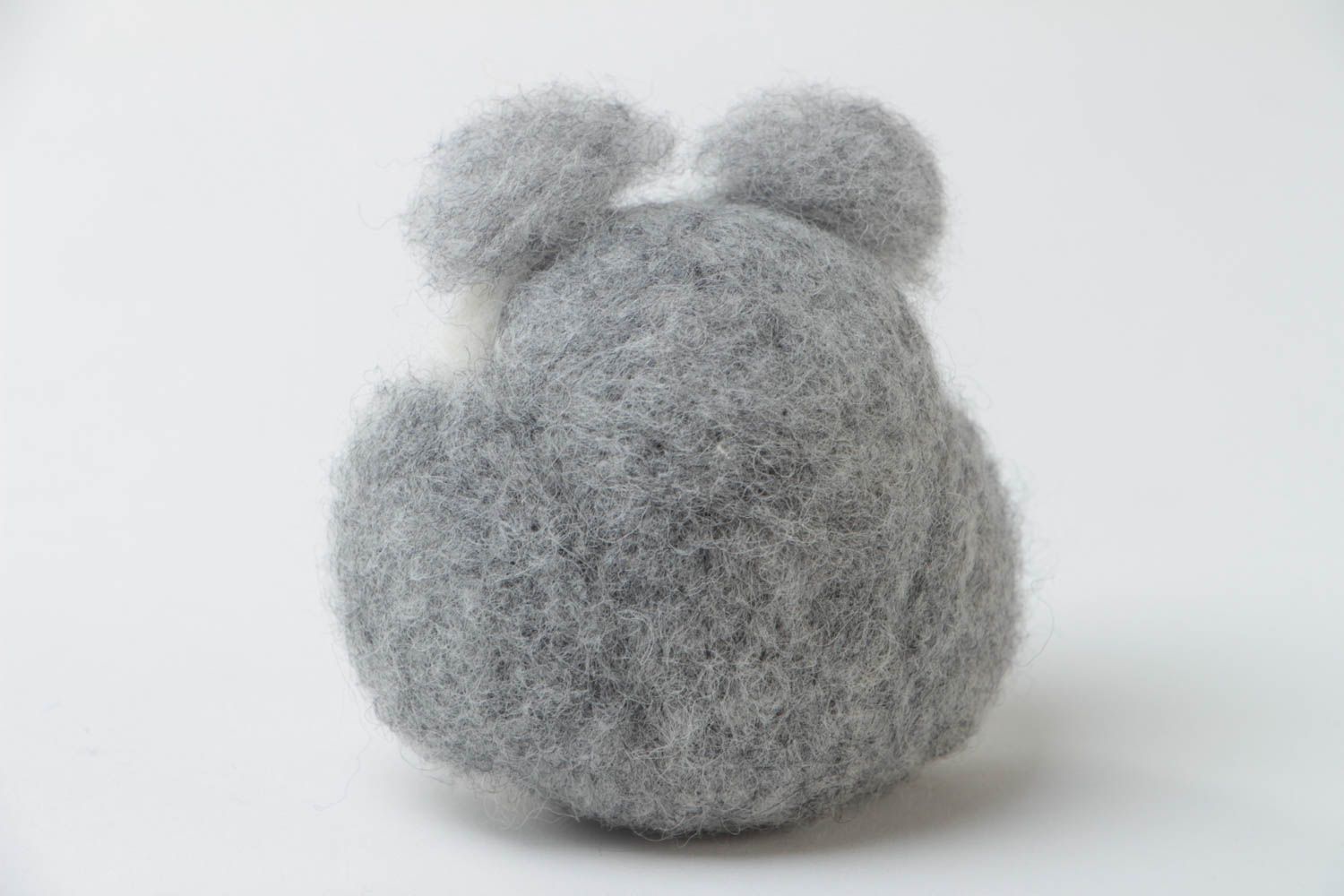 Juguete de lana artesanal con forma de lechuza bonita para niños  foto 4