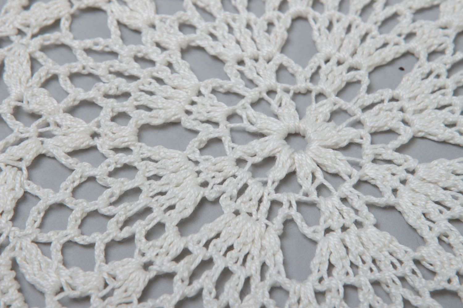 Unusual handmade napkin crochet lace napkin interior decorating gift ideas photo 3