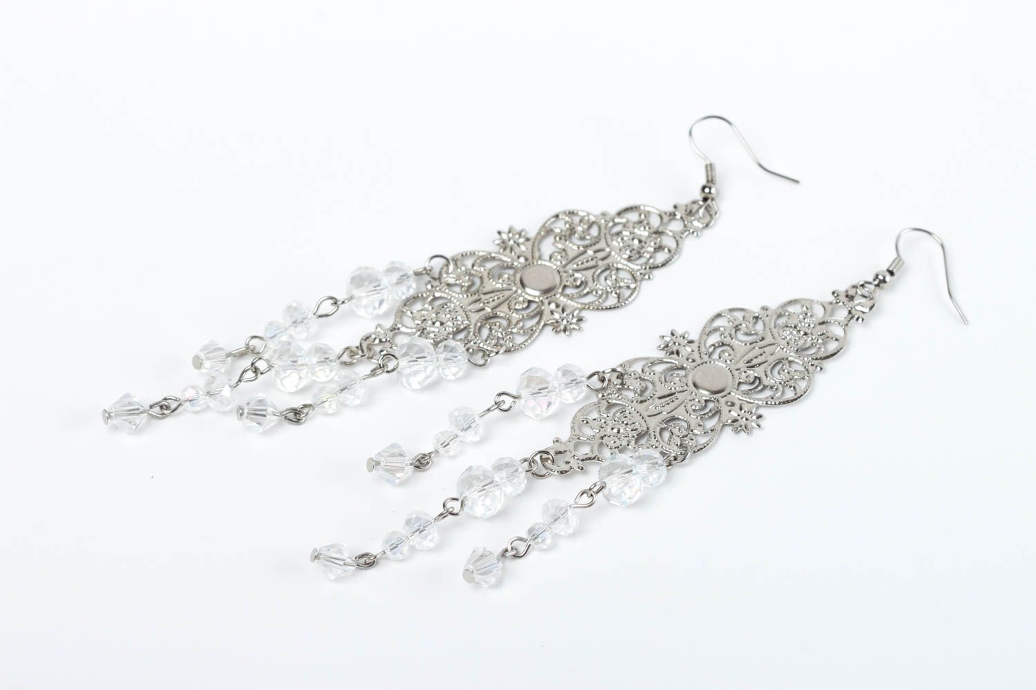 Handmade earrings designer earrings unusual gift crystal accessory gift for her photo 2