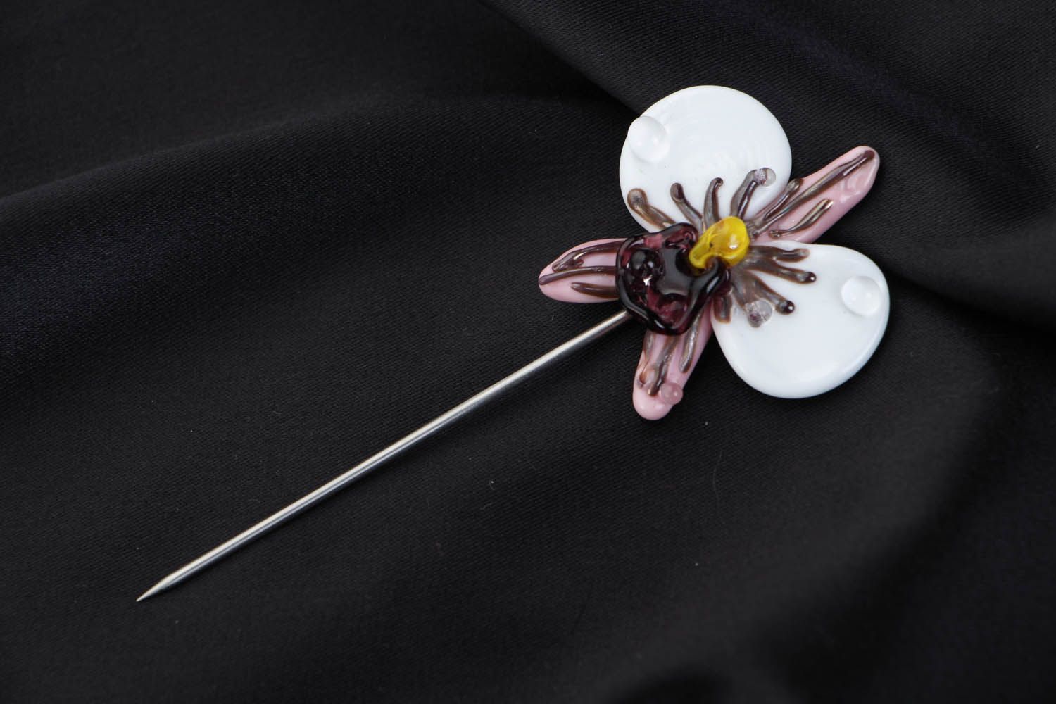 Brooch Orchid photo 1
