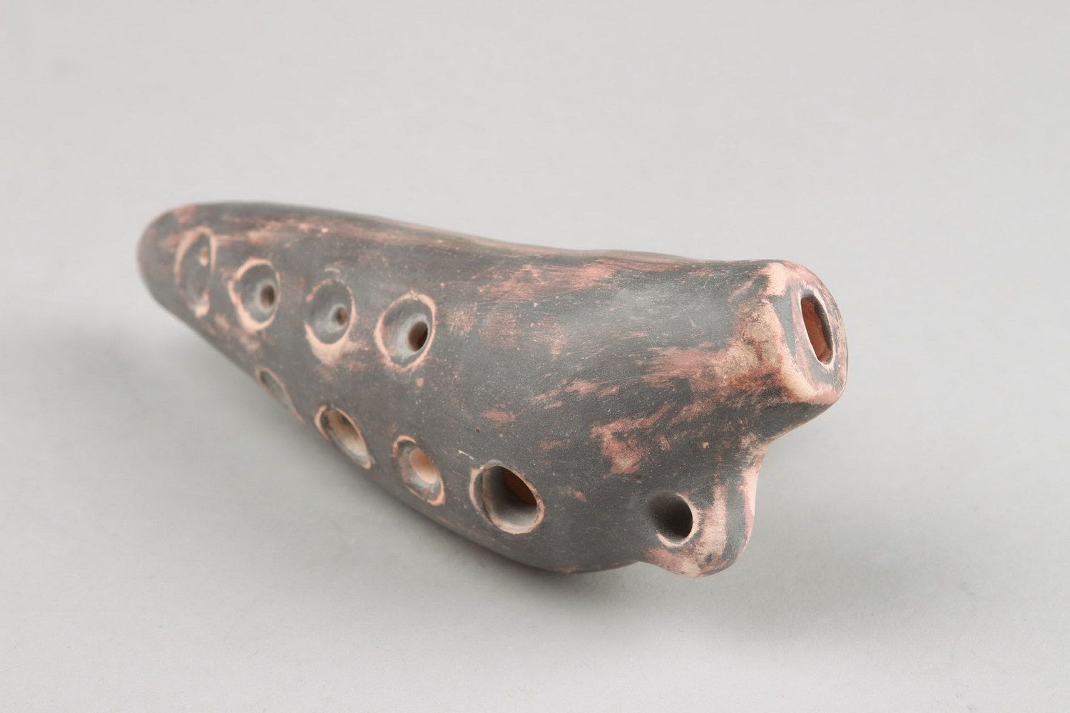 Окарина, свистковая флейта из глины фото 4