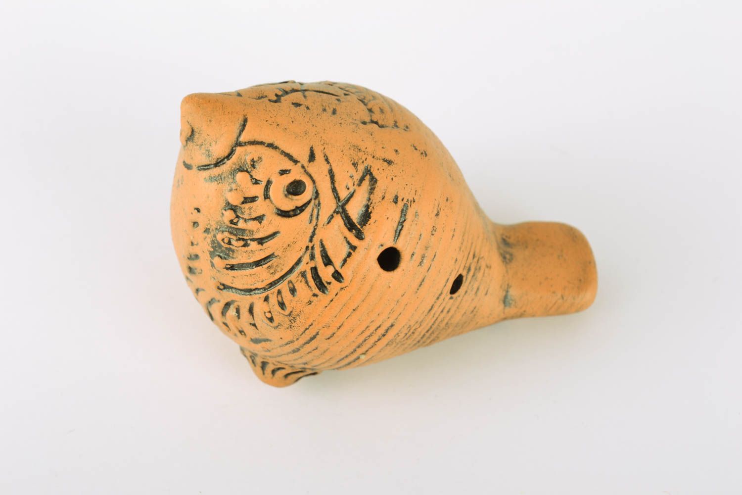 Handmade ceramic whistle photo 1