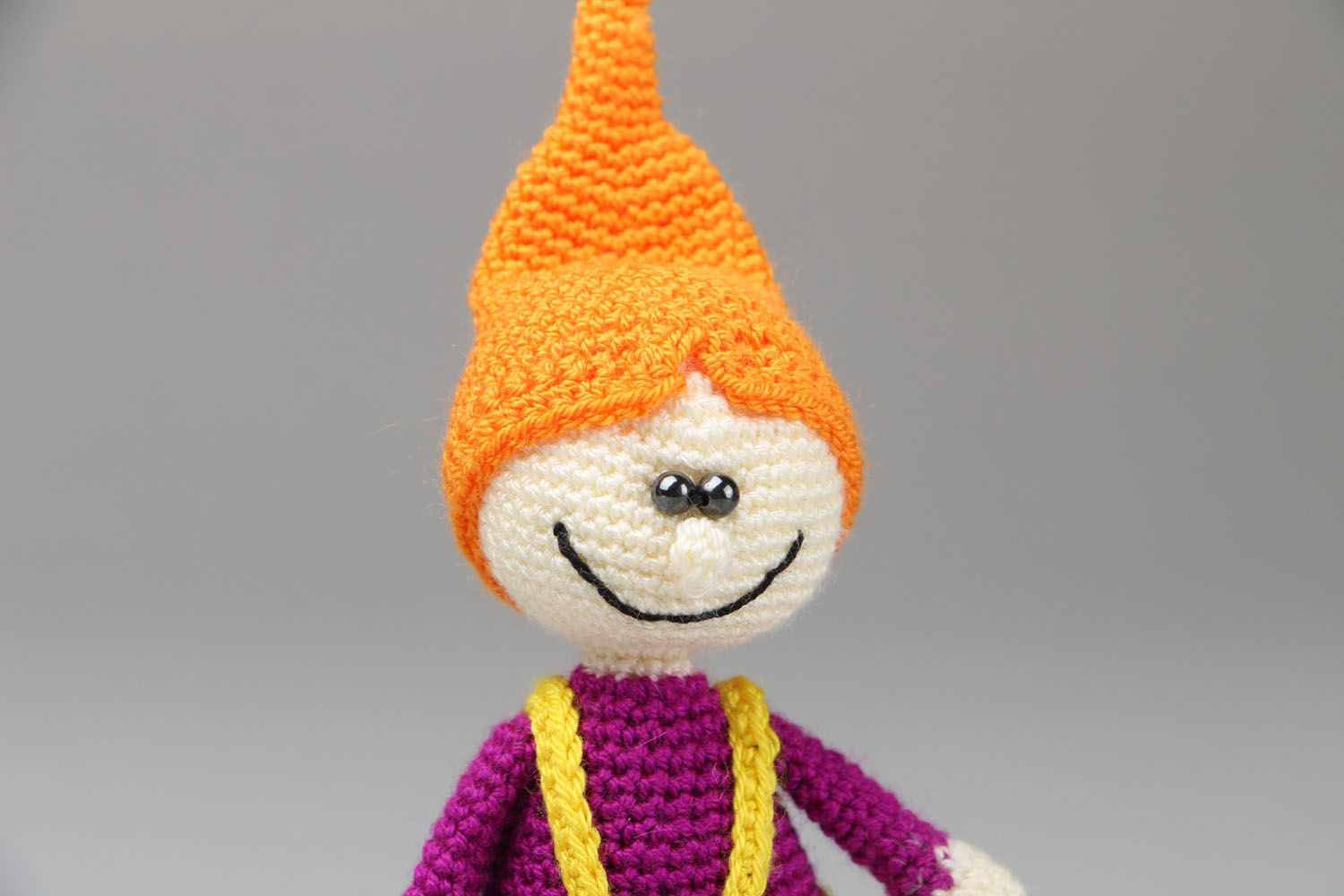 Petite poupée Gnome tricotée au crochet photo 2