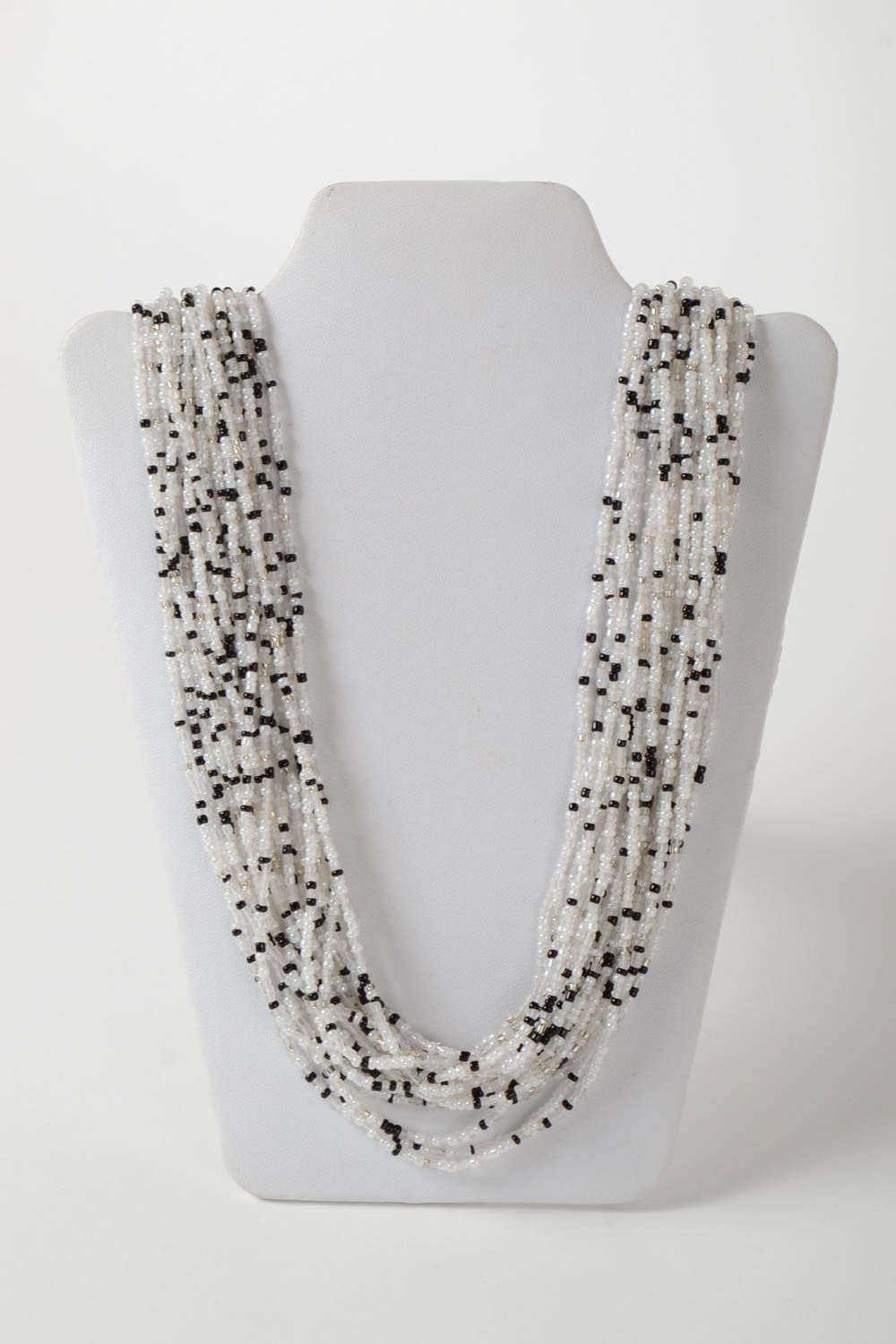 Handmade Mehrreihige Halskette Modeschmuck Collier Halskette für Frauen bunt foto 2