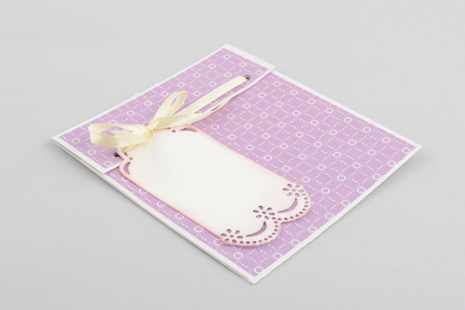 Handmade violette CD Papierhülle kreatives Geschenk Design Verpackung  foto 3