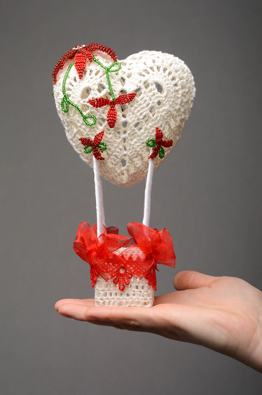 Crochet decorative air balloon photo 5