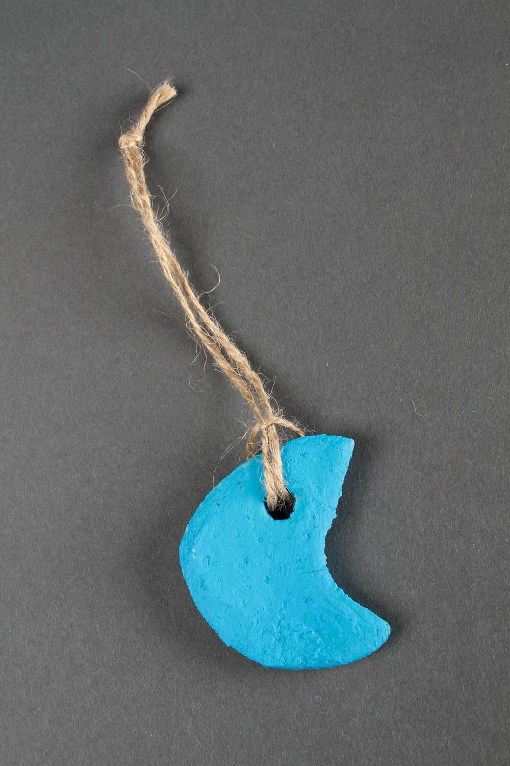 Figura decorativa hecha a mano azul regalo artesanal decoración para Año Nuevo foto 4