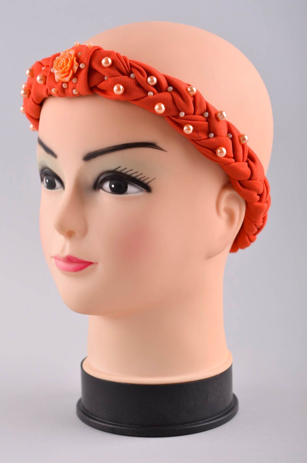 Аксессуар для волос ручной работы женский аксессуар красивая повязка на голову фото 2