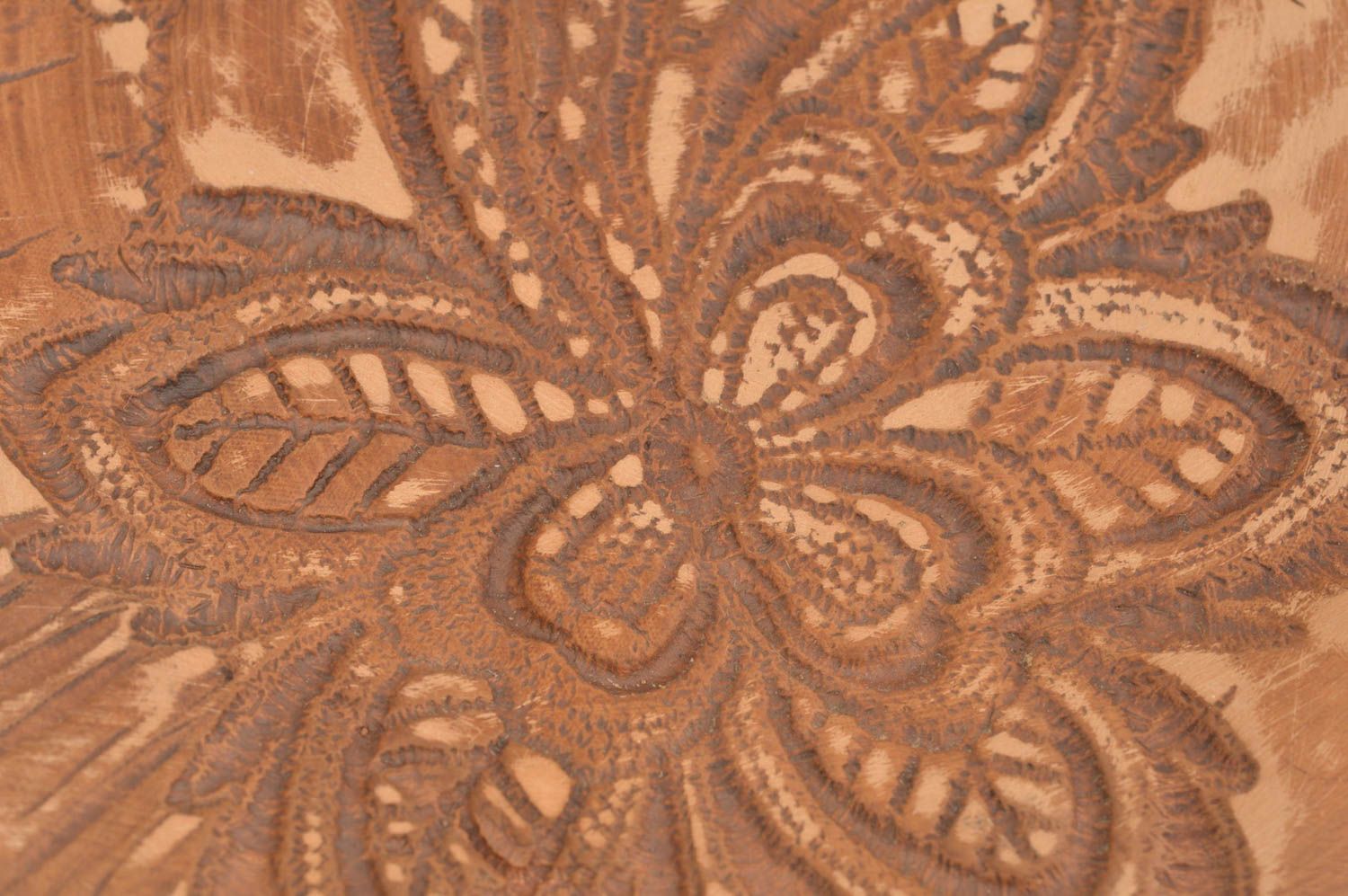 Plato de cerámica hecho a mano vajilla de barro con ornamentos regalo original foto 5