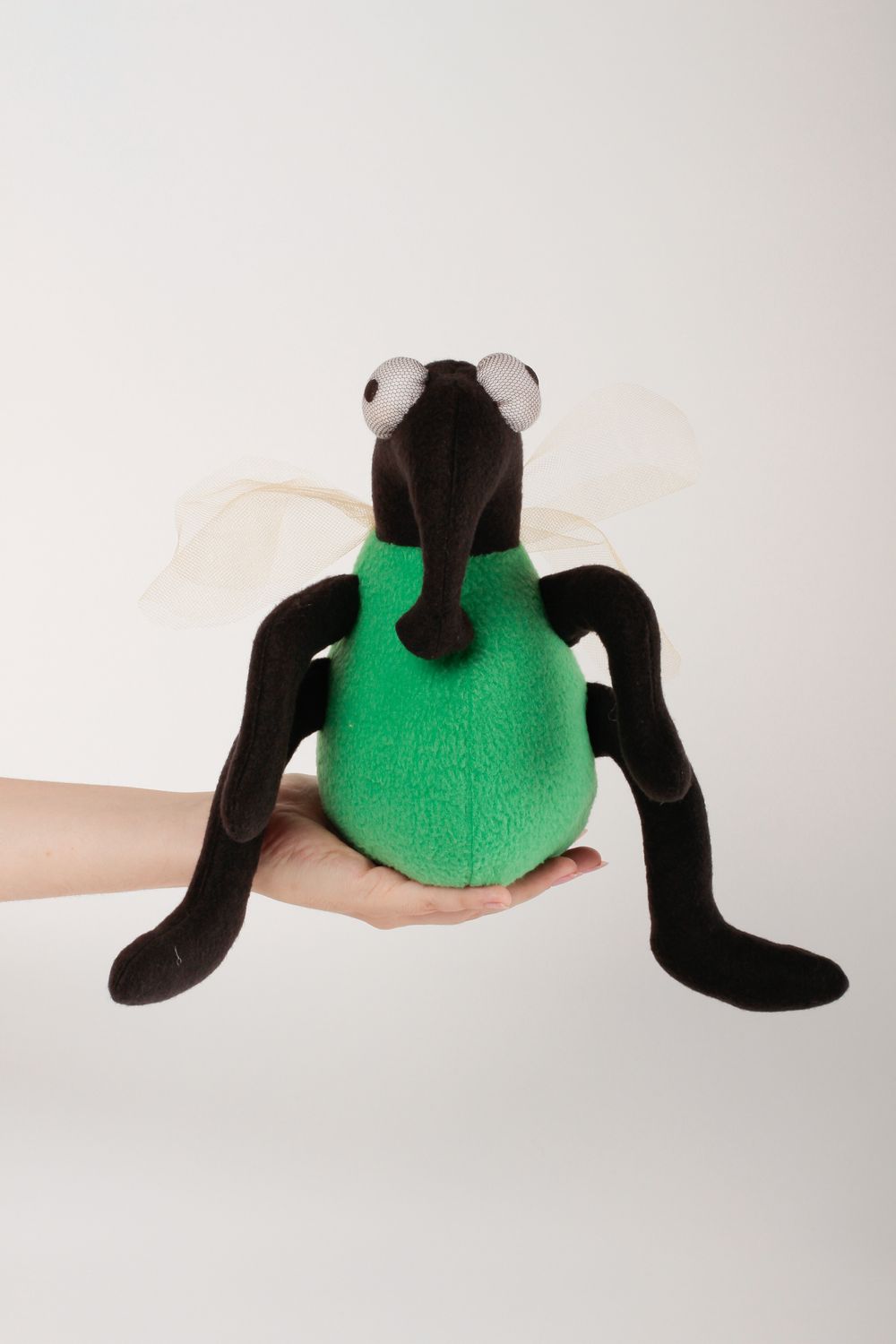 Kuscheltier Fliege handgefertigt Kinder Spielsache originelles Geschenk foto 3