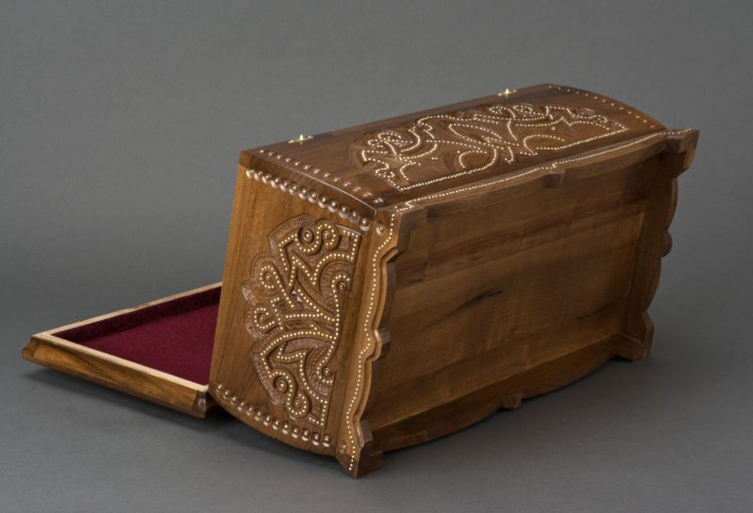 Carved Inlaid Box for Jewelry photo 4