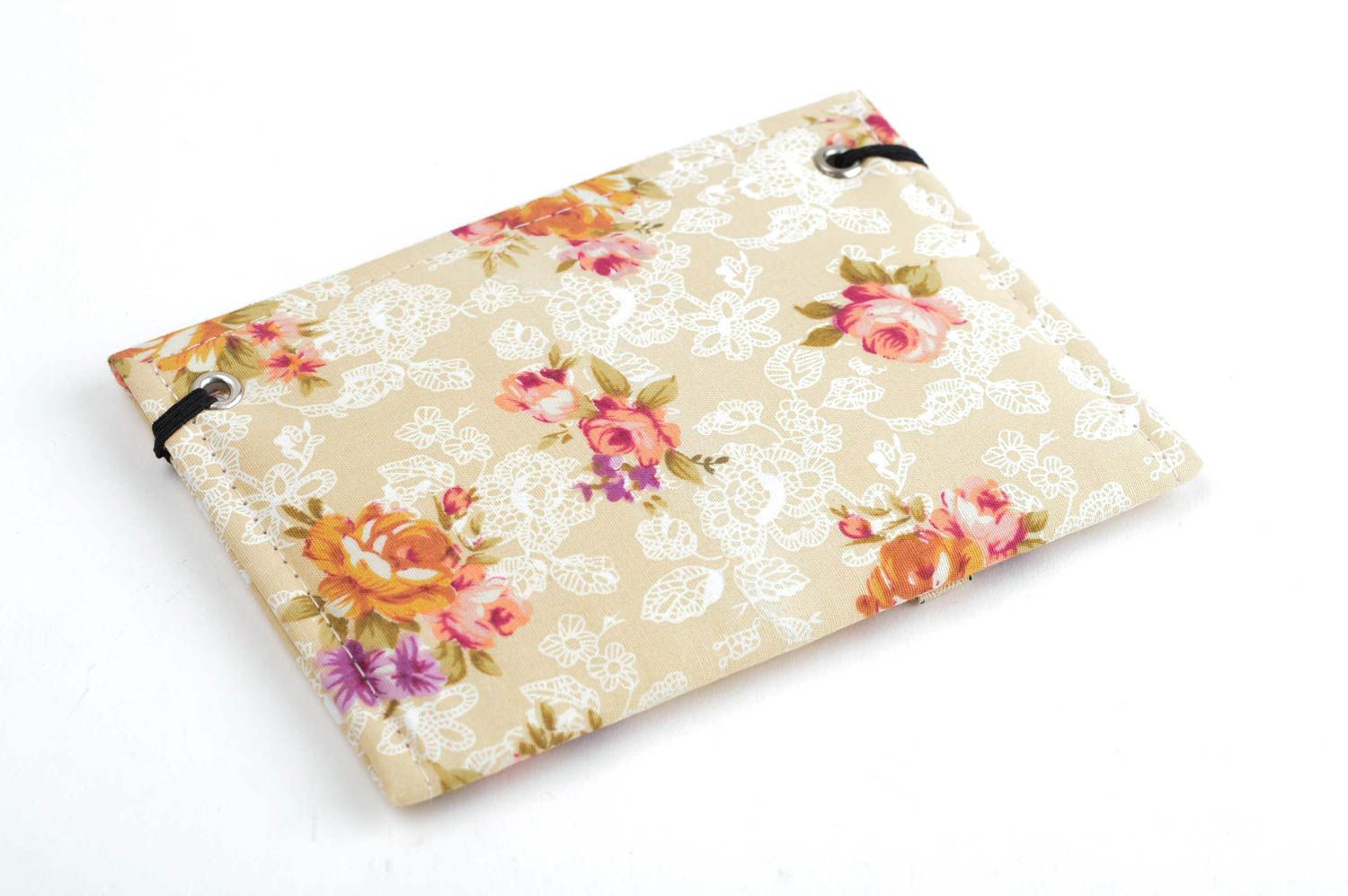 Unusual handmade cover for documents textile passport cover fashion accessories photo 3