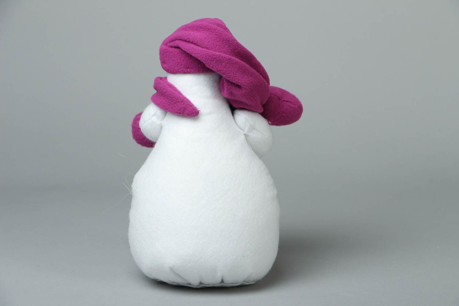 Handmade soft toy Snowman photo 3