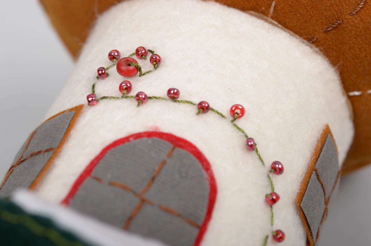 Peluche champignon Jouet fait main mou Cadeau original pour enfants et décor photo 3