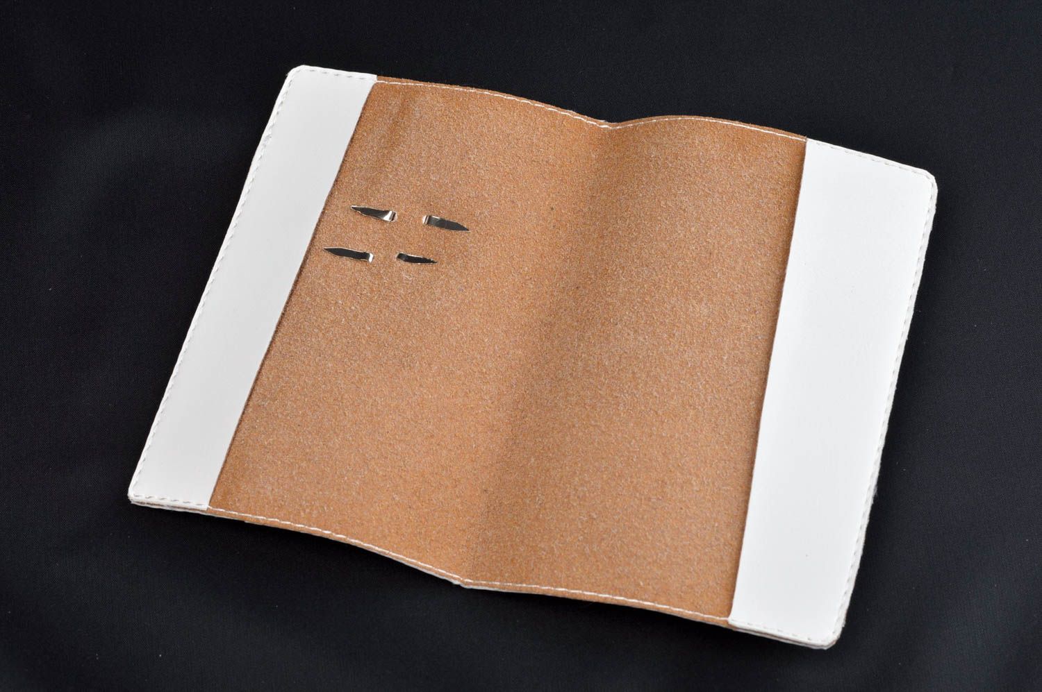 Handgemachter Pass Umschlag coole Leder Passhülle kreatives Geschenk für Frau foto 4