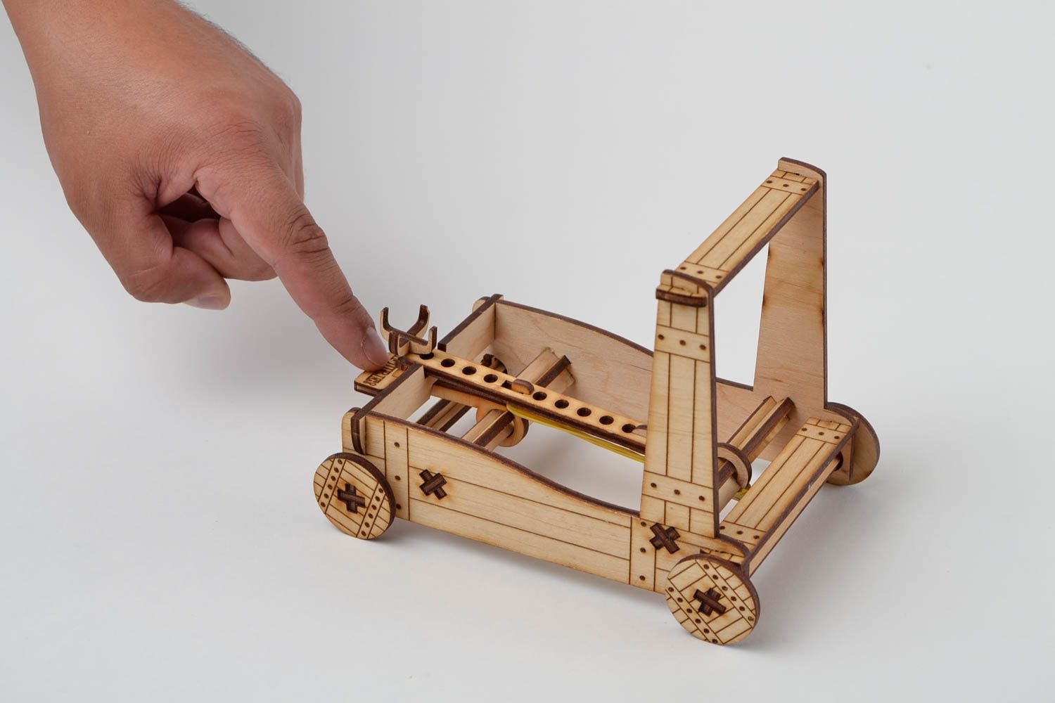 Handmade designer wooden souvenir stylish toy for kids blank for creativity photo 2