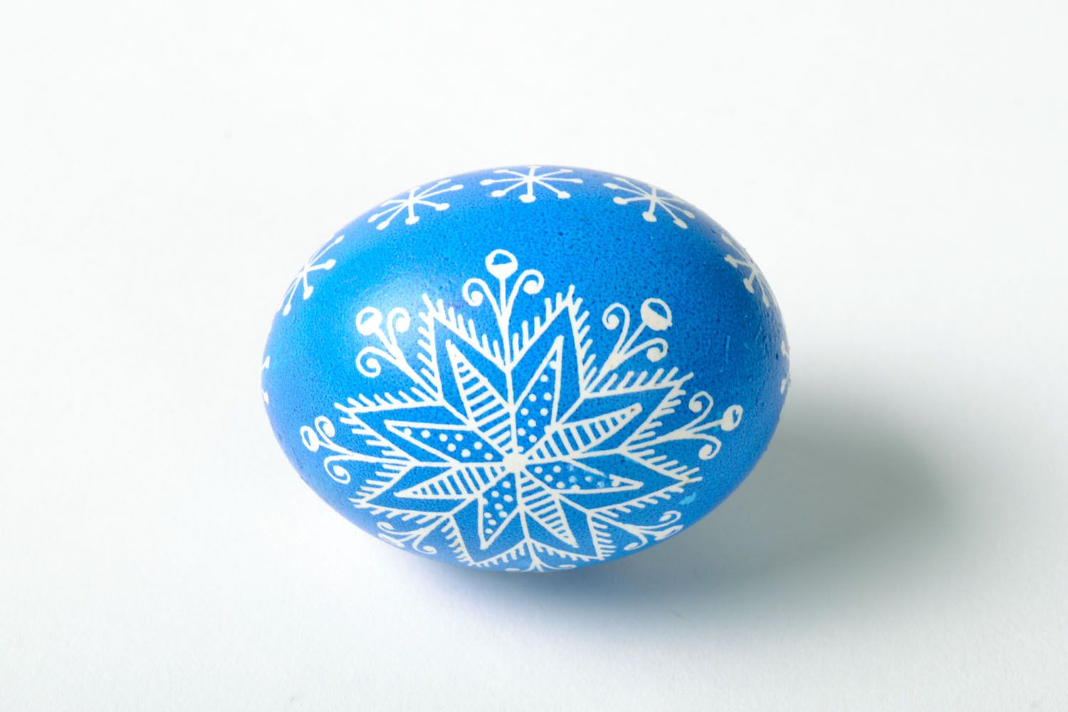 Homemade painted egg for New Year photo 4