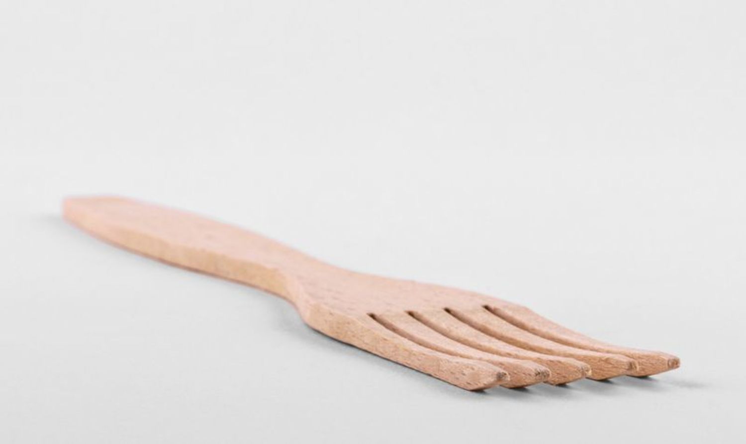 Wooden culinary fork photo 4