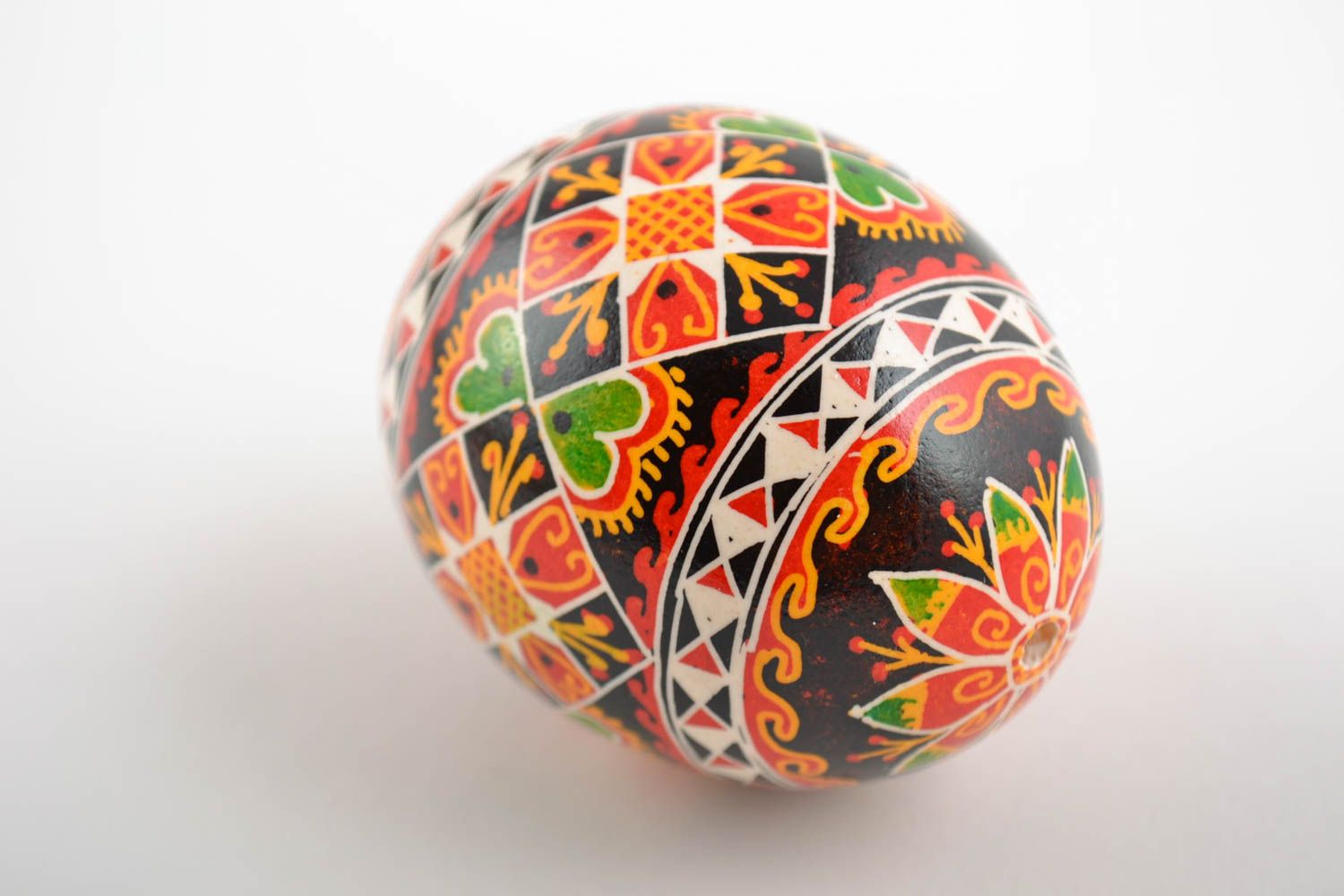 Huevo de Pascua pintado con arcílicos artesanal bonito regalo foto 3