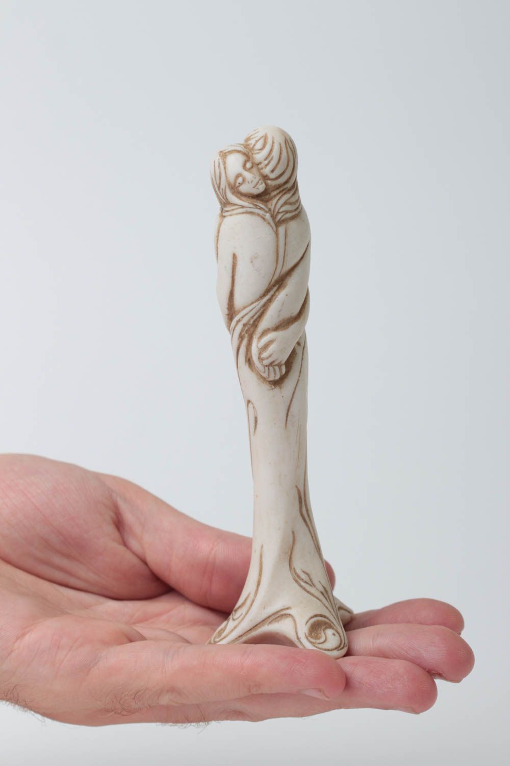 Handmade polymer resin statuette marble figurine collection interior statuette photo 5