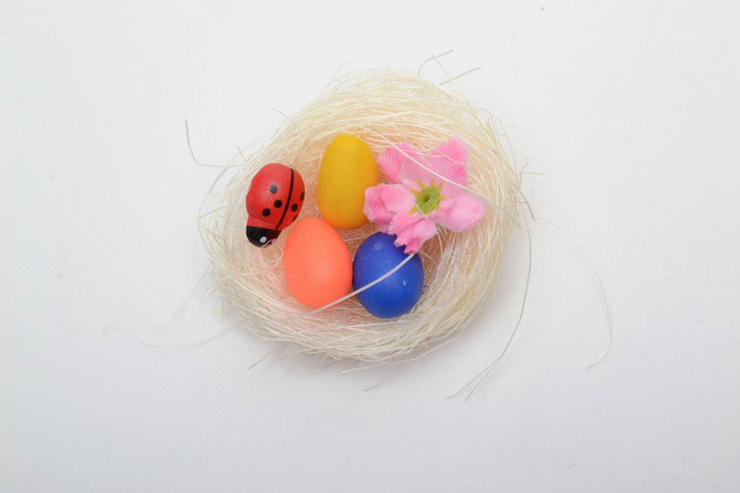 Kühlschrank Magnet Nest mit Ostereiern  foto 4