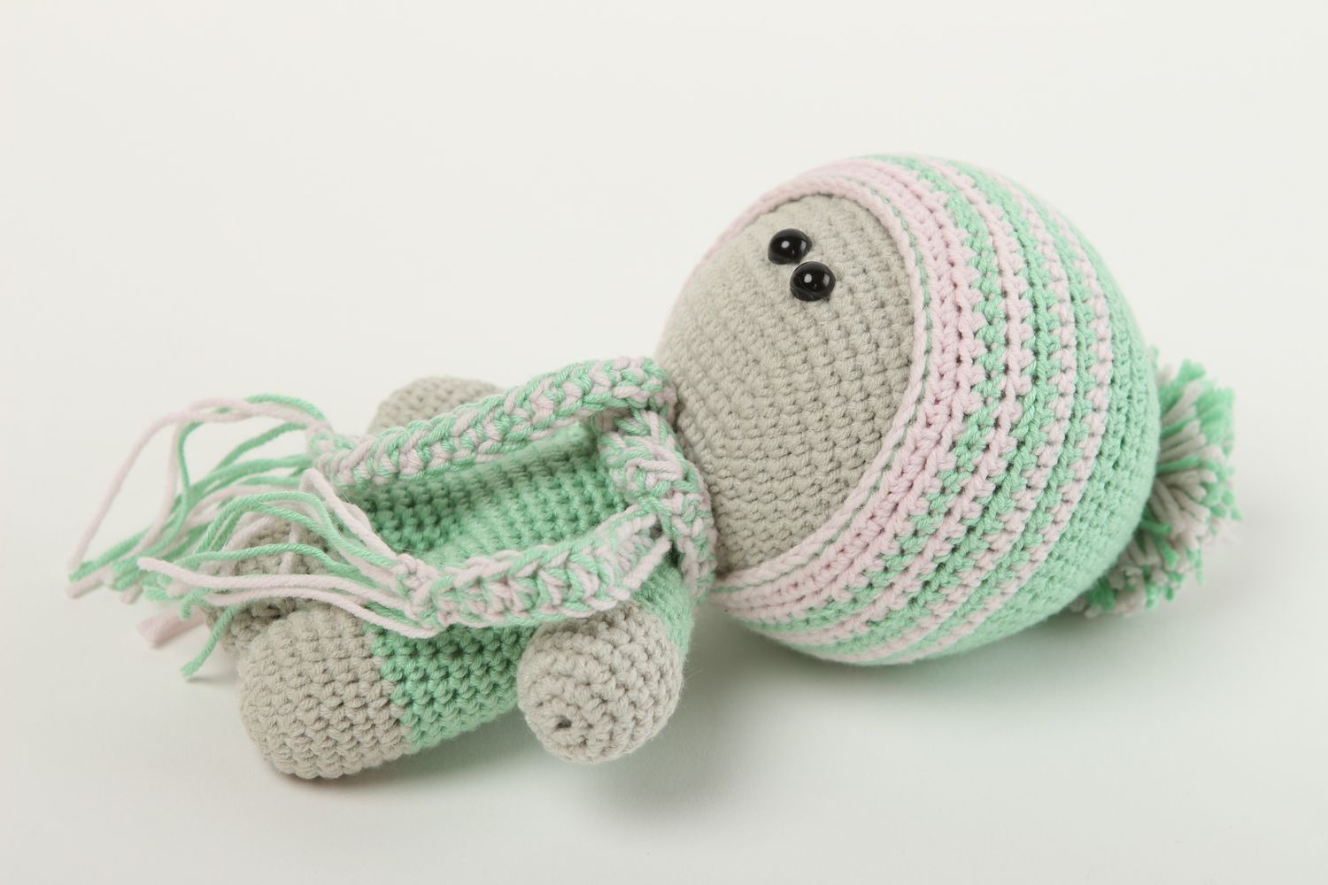 Peluche original juguete tejido a crochet hecho a mano regalo especial foto 2