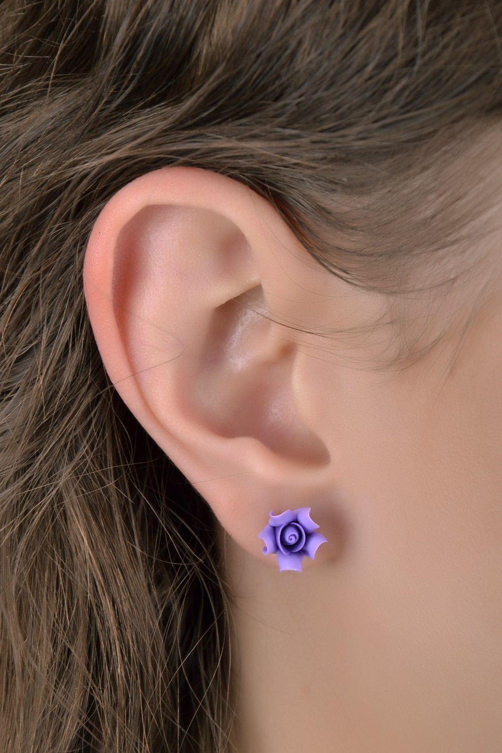 Stud earrings Violet Rose photo 4