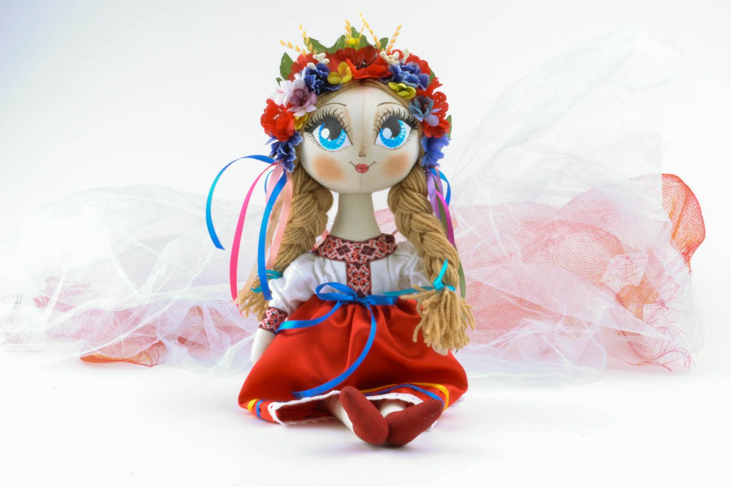 Homemade design doll Ukrainian Girl photo 1