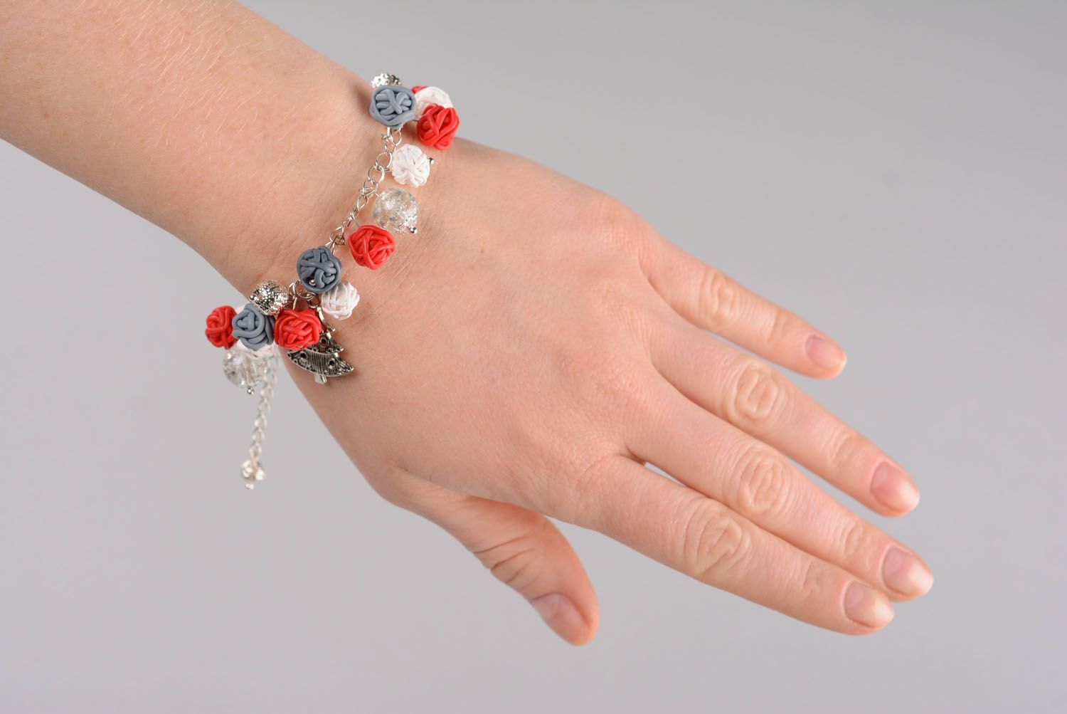 New Year's bracelet with charms photo 2