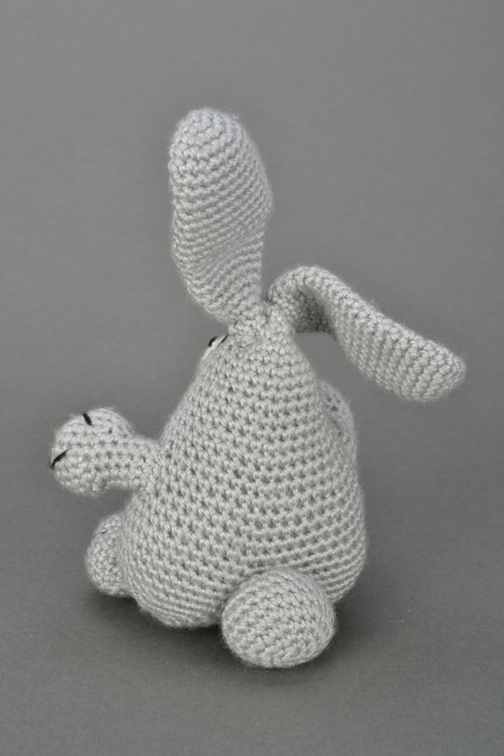 Handmade crochet toy Hare From the Bag photo 5