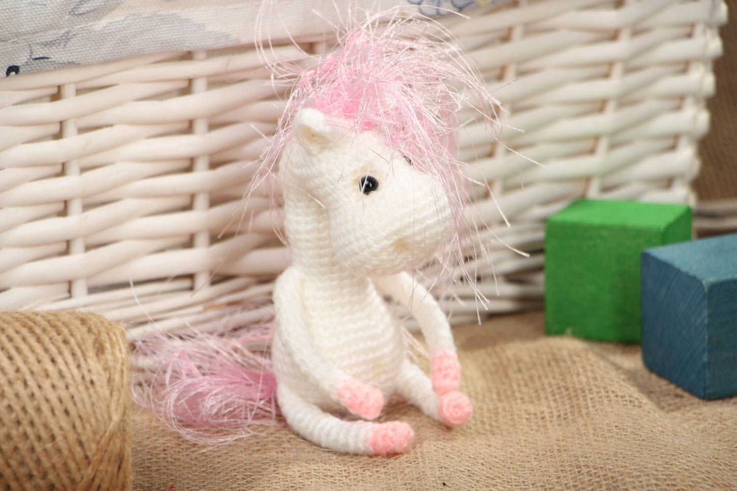 Designer crochet toy Pony photo 5