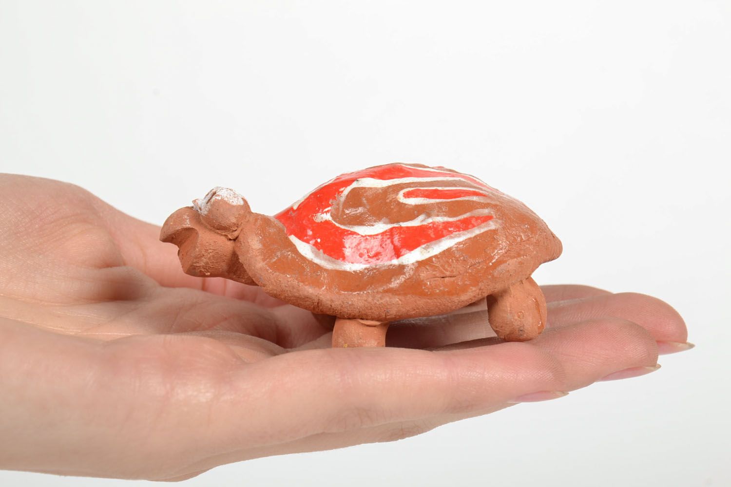 Clay figurine of turtle photo 5