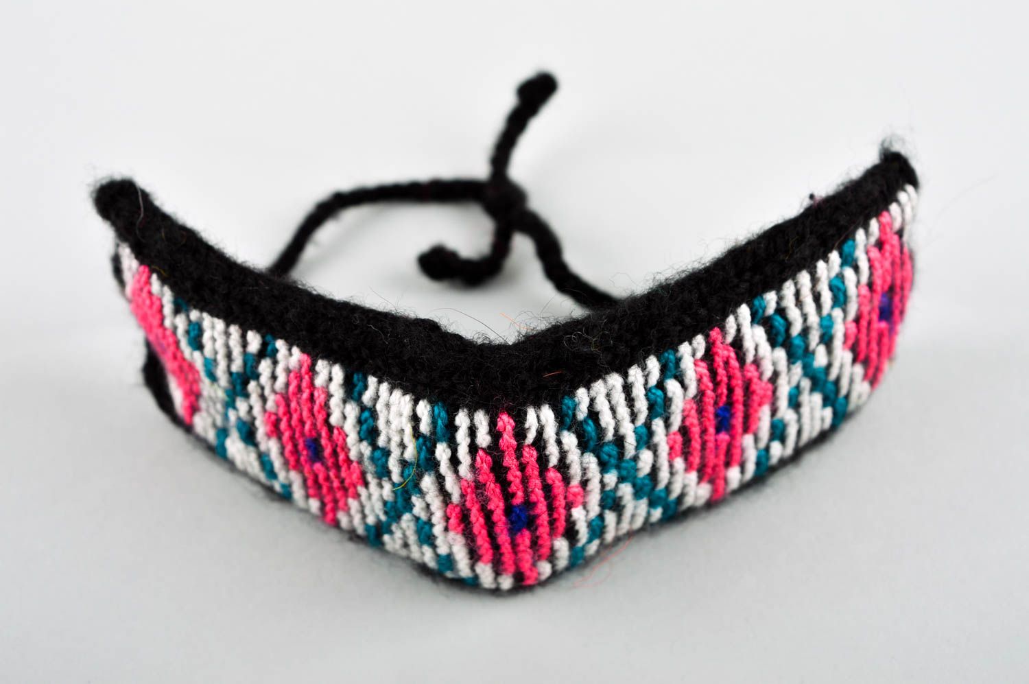 Breites Textil Armband handmade Mode Schmuck tolles Geschenk für Mädchen  foto 2