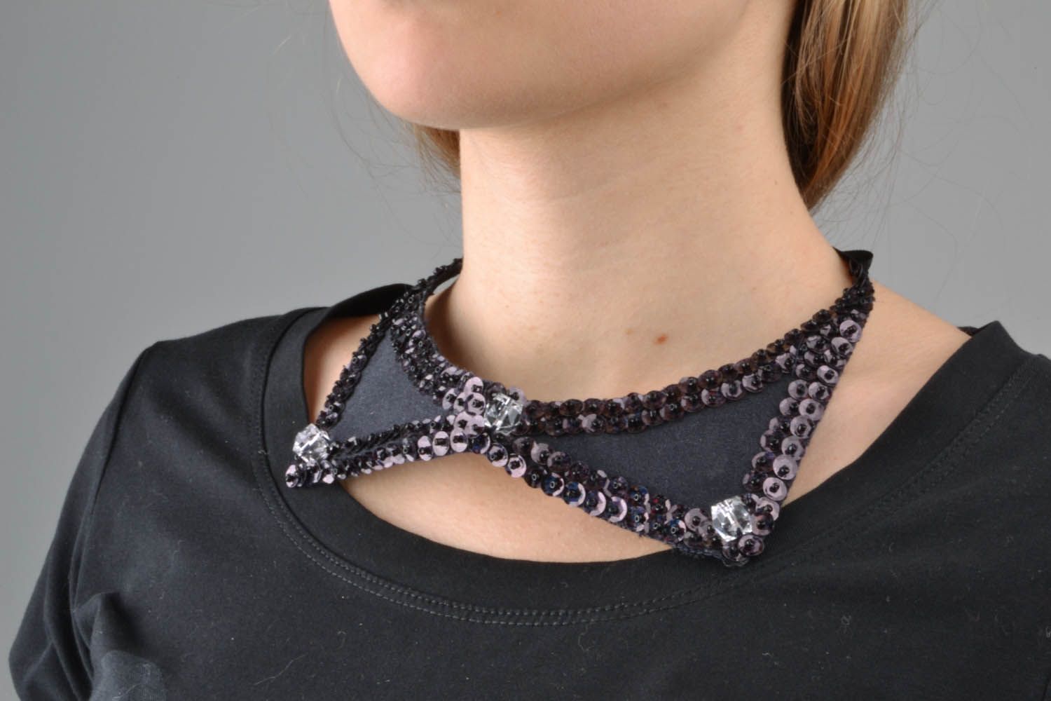 Handmade removable collar photo 1