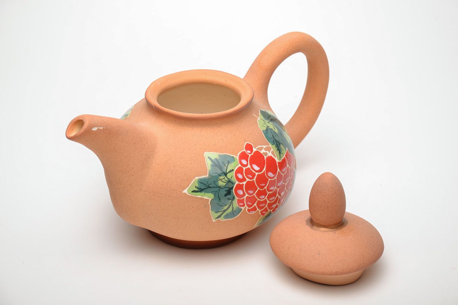Ceramic teapot with pattern photo 4