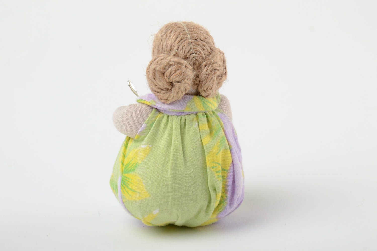Мягкая игрушка ручной работы куколка тканевая смешная декоративная для детей и дома фото 4