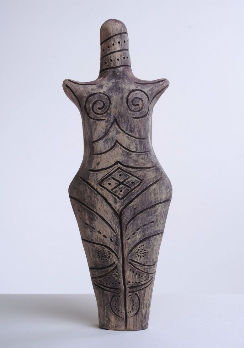 Estatueta de cerâmica guarda foto 1