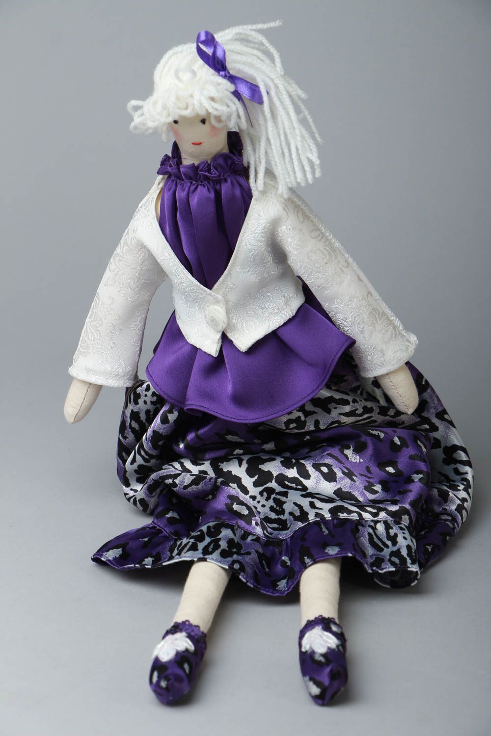 Handmade fabric doll photo 1