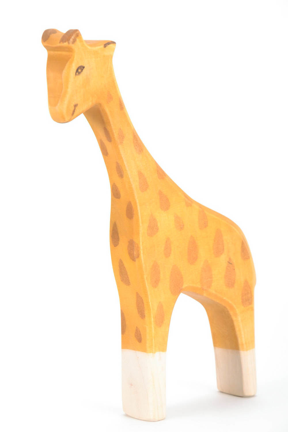 Jouet en bois d'érable artisanal Girafe  photo 3