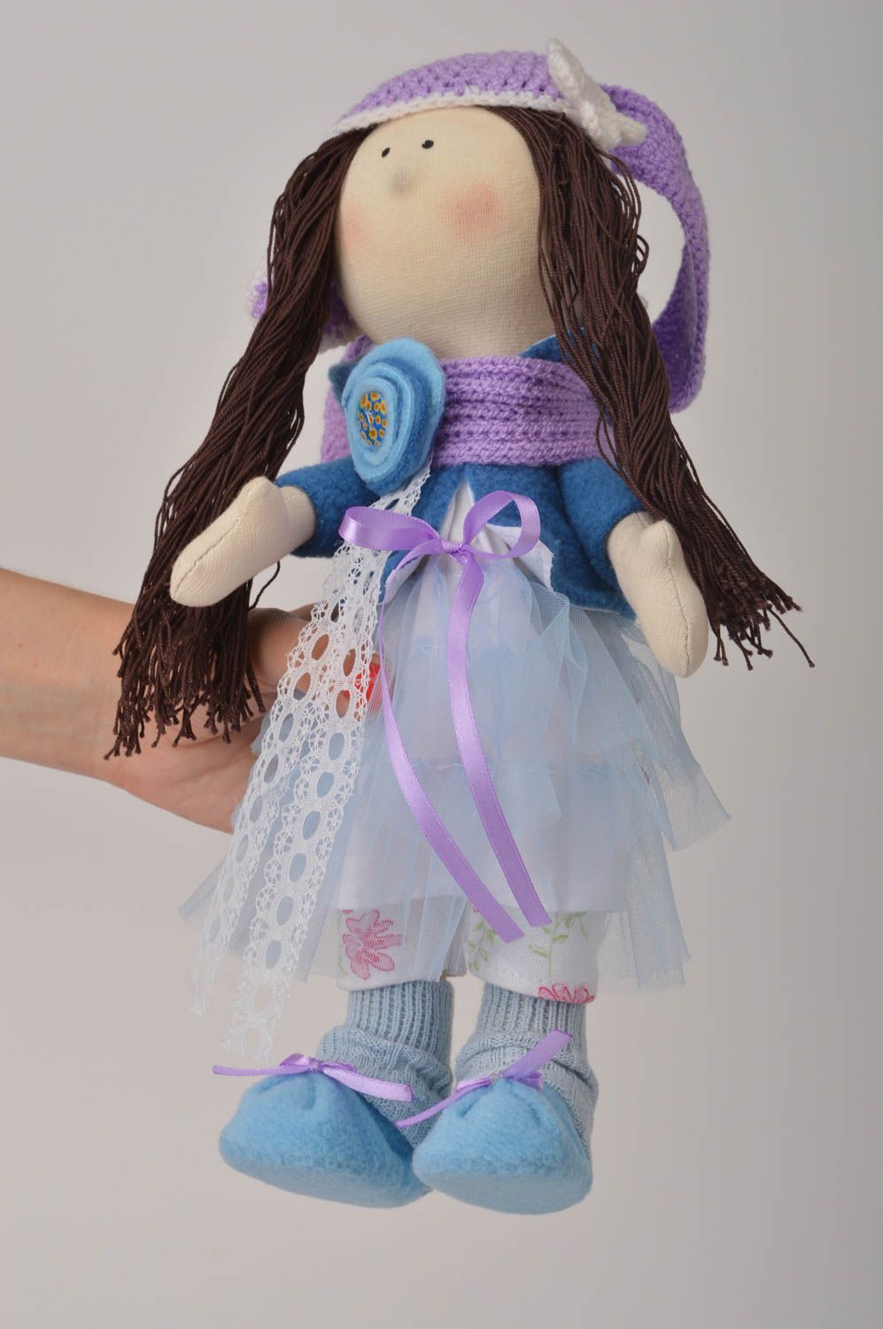 Авторская кукла девочка кукла ручной работы тряпичная кукла оригинальная Эля фото 1
