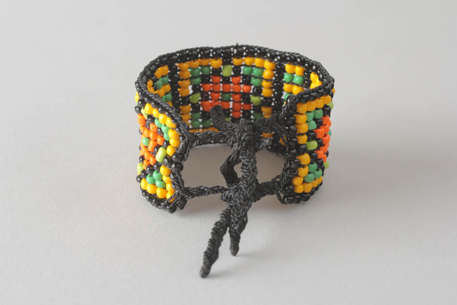 Pulseira colorida de miçangas artesanal bracelete de contas acessórios femininos foto 1