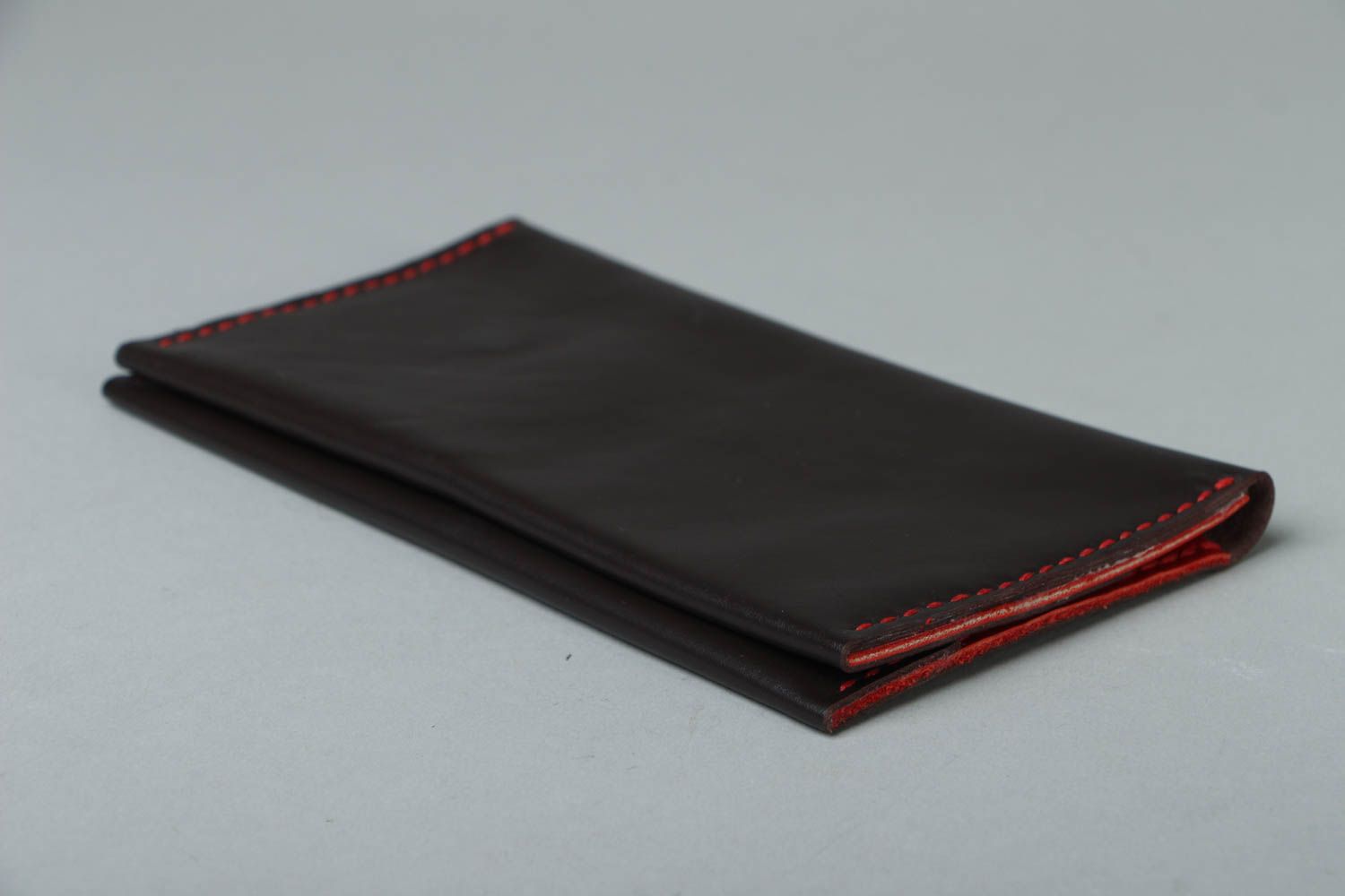 Handmade leather wallet photo 3