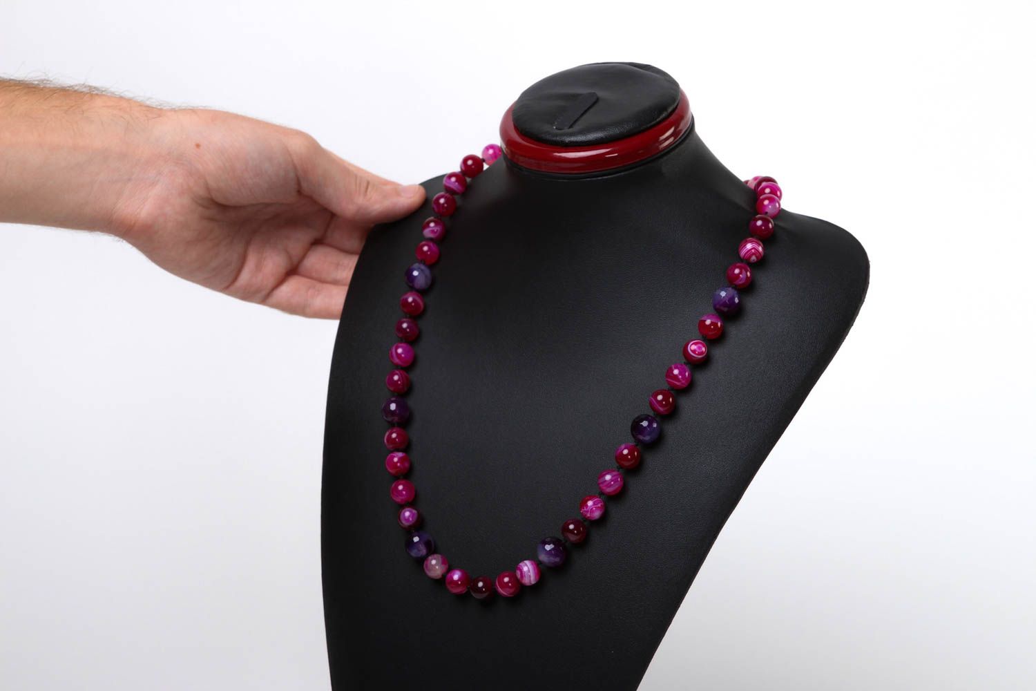 Perlen Schmuck handgefertigt Modeschmuck Halskette schön Halskette für Frauen foto 5